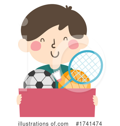 Badminton Clipart #1741474 by BNP Design Studio