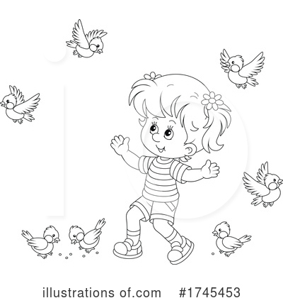 Feed The Birds Clipart #1745453 by Alex Bannykh