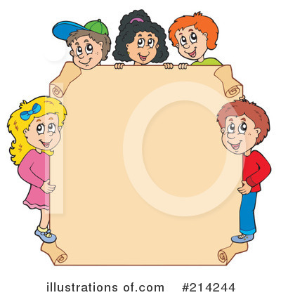 Royalty-Free (RF) Children Clipart Illustration by visekart - Stock Sample #214244