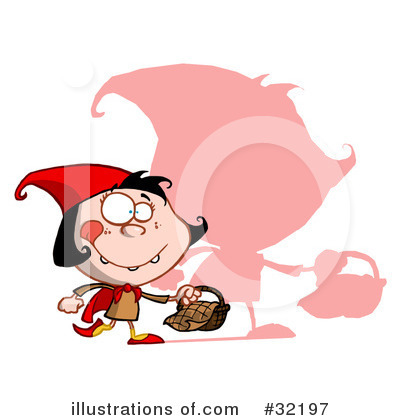 Little Red Riding Hood Clipart #32197 by Hit Toon