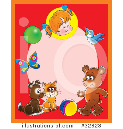 Royalty-Free (RF) Children Clipart Illustration by Alex Bannykh - Stock Sample #32823