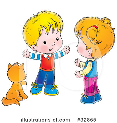 Royalty-Free (RF) Children Clipart Illustration by Alex Bannykh - Stock Sample #32865