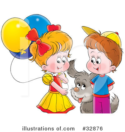 Royalty-Free (RF) Children Clipart Illustration by Alex Bannykh - Stock Sample #32876