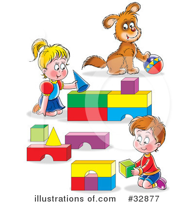 Play Room Clipart #32877 by Alex Bannykh