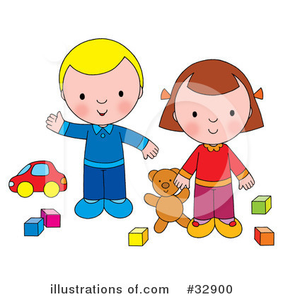 Play Room Clipart #32900 by Alex Bannykh