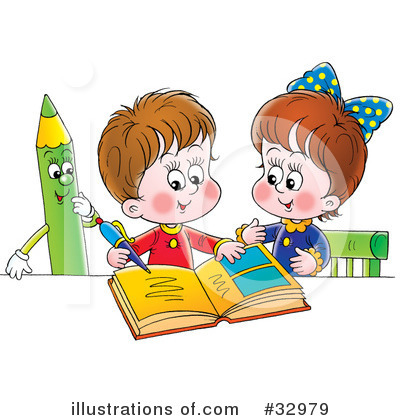 Royalty-Free (RF) Children Clipart Illustration by Alex Bannykh - Stock Sample #32979