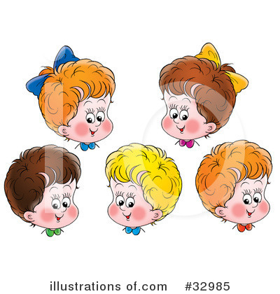 Royalty-Free (RF) Children Clipart Illustration by Alex Bannykh - Stock Sample #32985