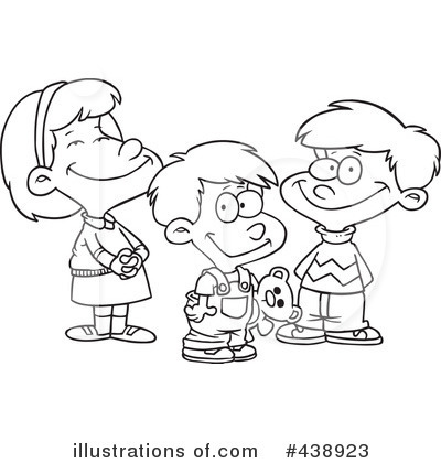 Royalty-Free (RF) Children Clipart Illustration by toonaday - Stock Sample #438923