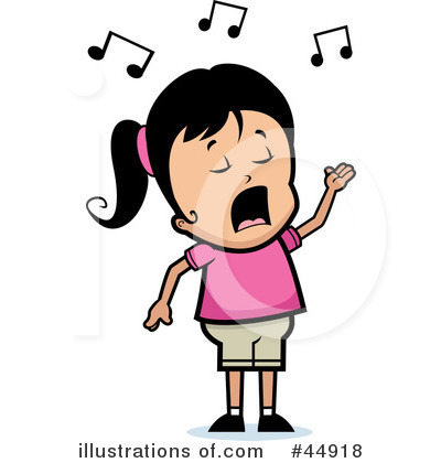 Singing Clipart #44918 by Cory Thoman