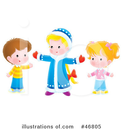 Royalty-Free (RF) Children Clipart Illustration by Alex Bannykh - Stock Sample #46805