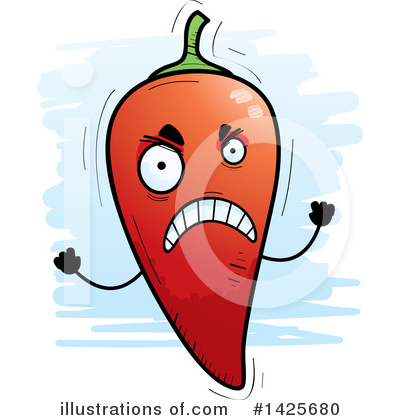 Chili Pepper Clipart #1425680 by Cory Thoman