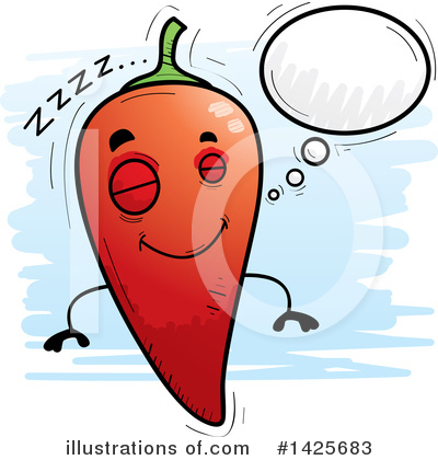 Chili Pepper Clipart #1425683 by Cory Thoman