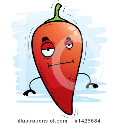 Chili Pepper Clipart #1425684 by Cory Thoman