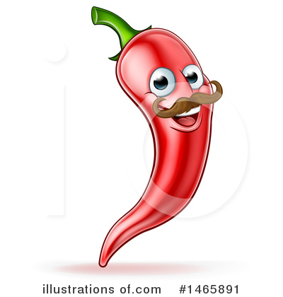 Royalty-Free (RF) Chile Pepper Clipart Illustration by AtStockIllustration - Stock Sample #1465891