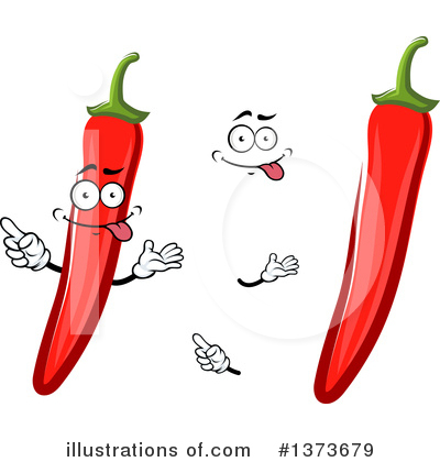 Royalty-Free (RF) Chili Clipart Illustration by Vector Tradition SM - Stock Sample #1373679