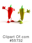 Chili Pepper Character Clipart #55732 by Julos