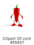Chili Pepper Character Clipart #55837 by Julos