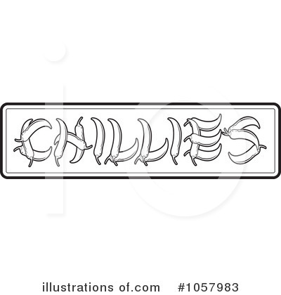 Royalty-Free (RF) Chili Pepper Clipart Illustration by Lal Perera - Stock Sample #1057983
