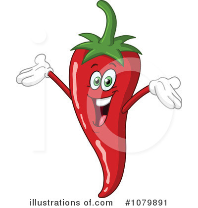 Royalty-Free (RF) Chili Pepper Clipart Illustration by yayayoyo - Stock Sample #1079891