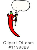 Chili Pepper Clipart #1199829 by lineartestpilot