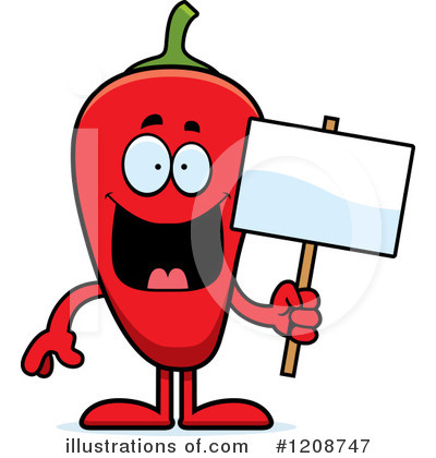 Chili Pepper Clipart #1208747 by Cory Thoman