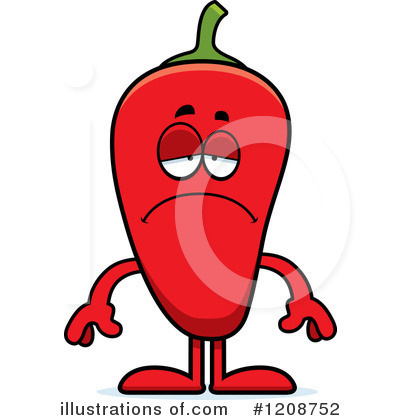 Chili Pepper Clipart #1208752 by Cory Thoman