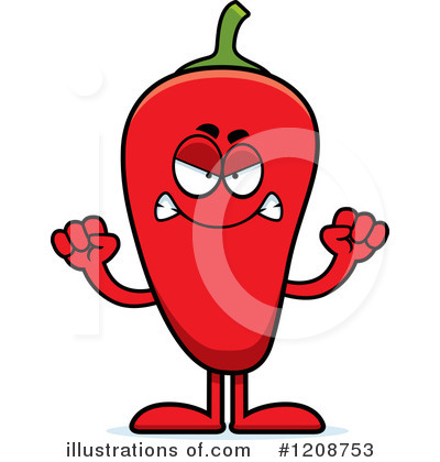 Chili Pepper Clipart #1208753 by Cory Thoman