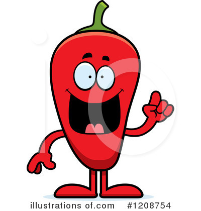 Chili Pepper Clipart #1208754 by Cory Thoman