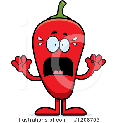 Chili Pepper Clipart #1208755 by Cory Thoman