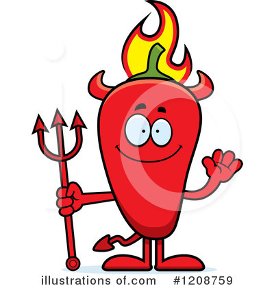 Chili Pepper Clipart #1208759 by Cory Thoman