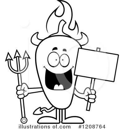Royalty-Free (RF) Chili Pepper Clipart Illustration by Cory Thoman - Stock Sample #1208764