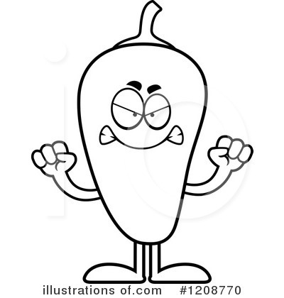 Royalty-Free (RF) Chili Pepper Clipart Illustration by Cory Thoman - Stock Sample #1208770