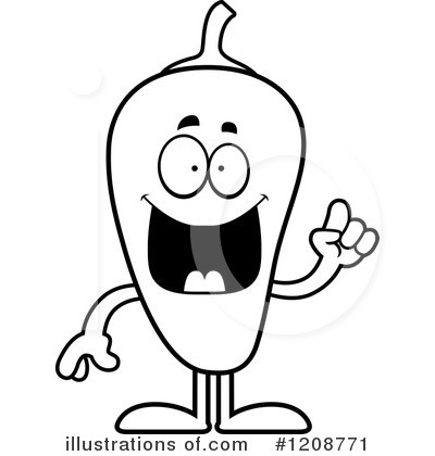 Royalty-Free (RF) Chili Pepper Clipart Illustration by Cory Thoman - Stock Sample #1208771