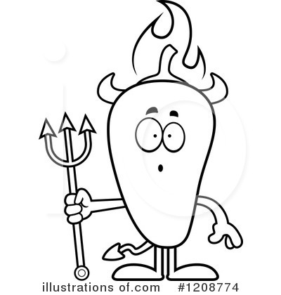 Royalty-Free (RF) Chili Pepper Clipart Illustration by Cory Thoman - Stock Sample #1208774
