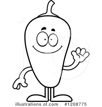 Royalty-Free (RF) Chili Pepper Clipart Illustration by Cory Thoman - Stock Sample #1208775