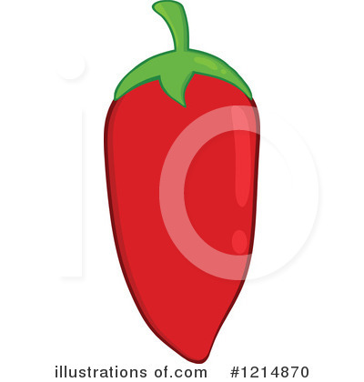 Royalty-Free (RF) Chili Pepper Clipart Illustration by Hit Toon - Stock Sample #1214870