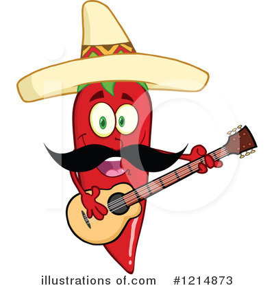Royalty-Free (RF) Chili Pepper Clipart Illustration by Hit Toon - Stock Sample #1214873