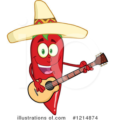 Royalty-Free (RF) Chili Pepper Clipart Illustration by Hit Toon - Stock Sample #1214874