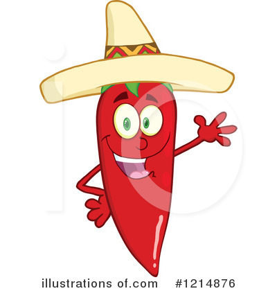Royalty-Free (RF) Chili Pepper Clipart Illustration by Hit Toon - Stock Sample #1214876