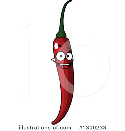 Royalty-Free (RF) Chili Pepper Clipart Illustration by Vector Tradition SM - Stock Sample #1300233