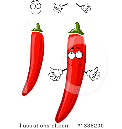 Royalty-Free (RF) Chili Pepper Clipart Illustration by Vector Tradition SM - Stock Sample #1338200