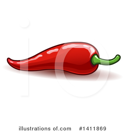 Royalty-Free (RF) Chili Pepper Clipart Illustration by yayayoyo - Stock Sample #1411869