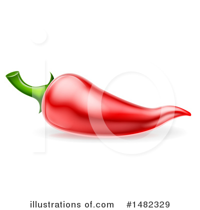 Chile Pepper Clipart #1482329 by AtStockIllustration