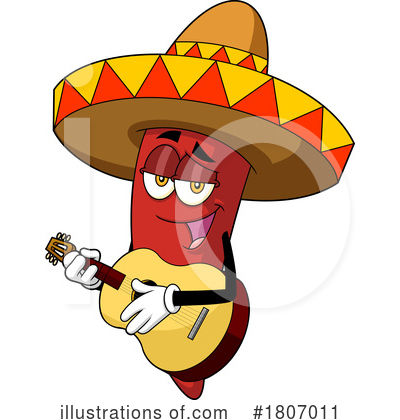 Sombrero Clipart #1807011 by Hit Toon