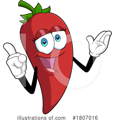 Red Pepper Clipart #1807016 by Hit Toon