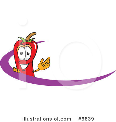 Royalty-Free (RF) Chili Pepper Clipart Illustration by Mascot Junction - Stock Sample #6839