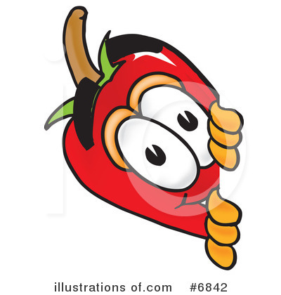 Royalty-Free (RF) Chili Pepper Clipart Illustration by Mascot Junction - Stock Sample #6842
