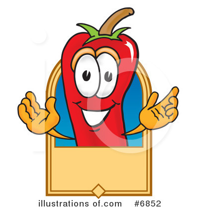 Chili Pepper Clipart #6852 by Mascot Junction