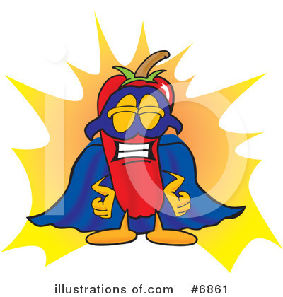 Chili Pepper Clipart #6861 by Mascot Junction