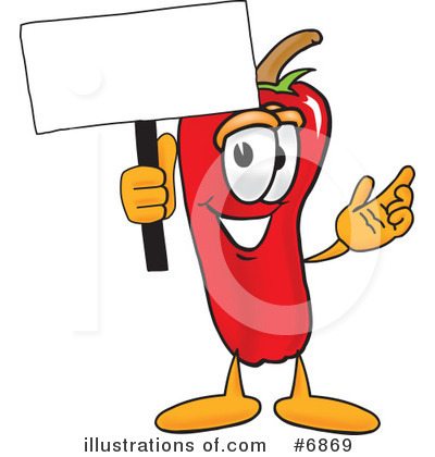 Chili Pepper Clipart #6869 by Mascot Junction
